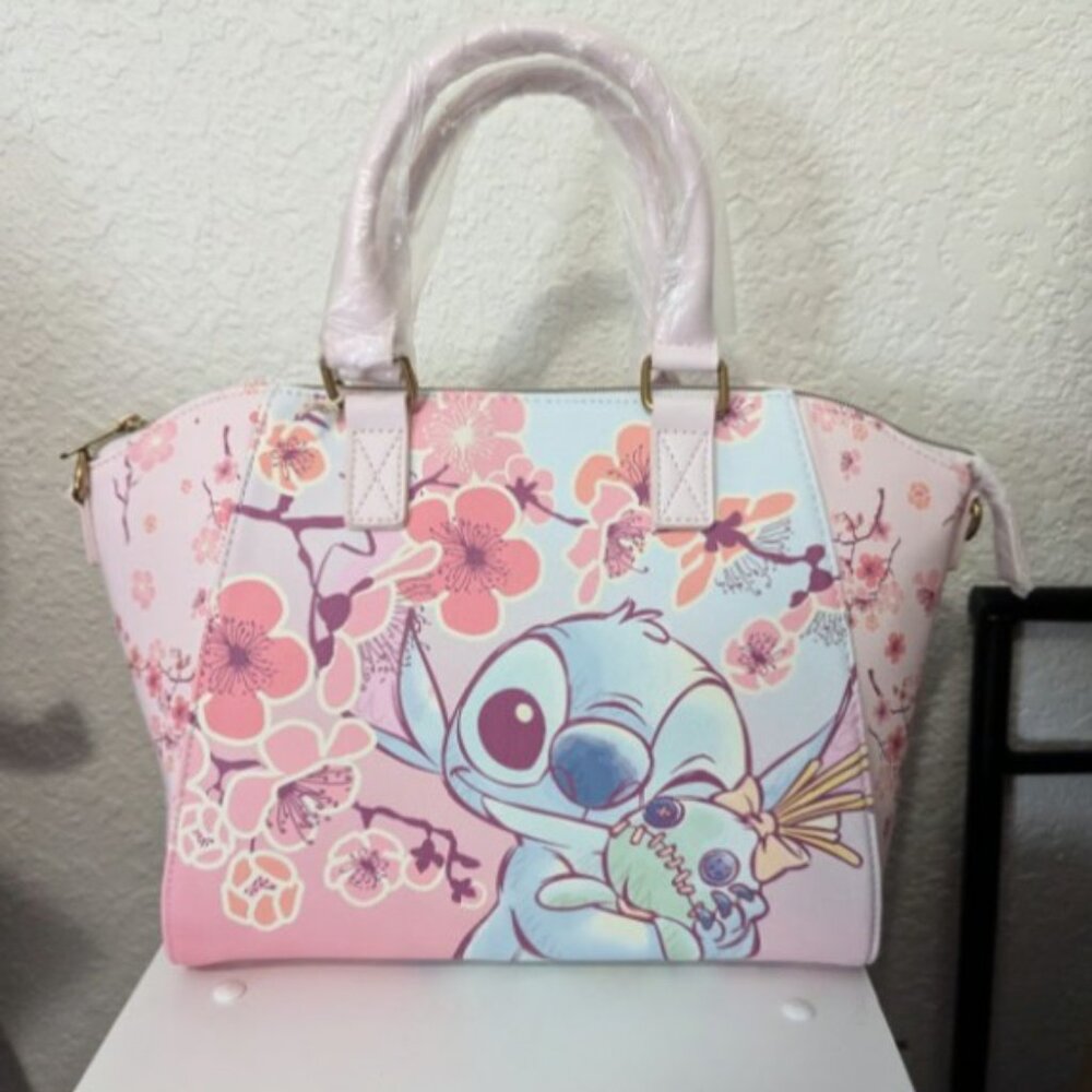 Stitch Cherry Blossom Disney Loungefly Purse/Satchel